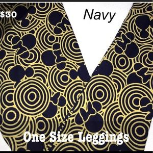 Lularoe Minnie & Mickey One Size Leggings